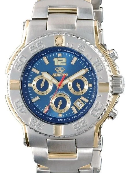Reactor Critical Mass Chronograph Watch with SuperLuminova Illumination and Two-Tone Case