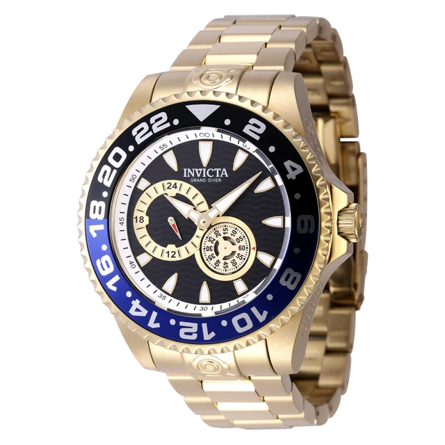 Invicta Grand Diver Automatic Watch - 47mm. Gold (47303) kol saati