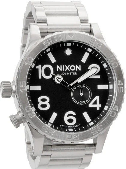 Nixon Watch with Tide High - Low Meter and Left Side Crown #A057-000 kol saati