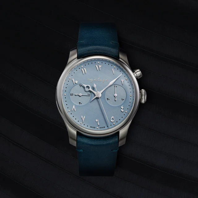 Vyntage Horology Monograph Sky Blue kol saati