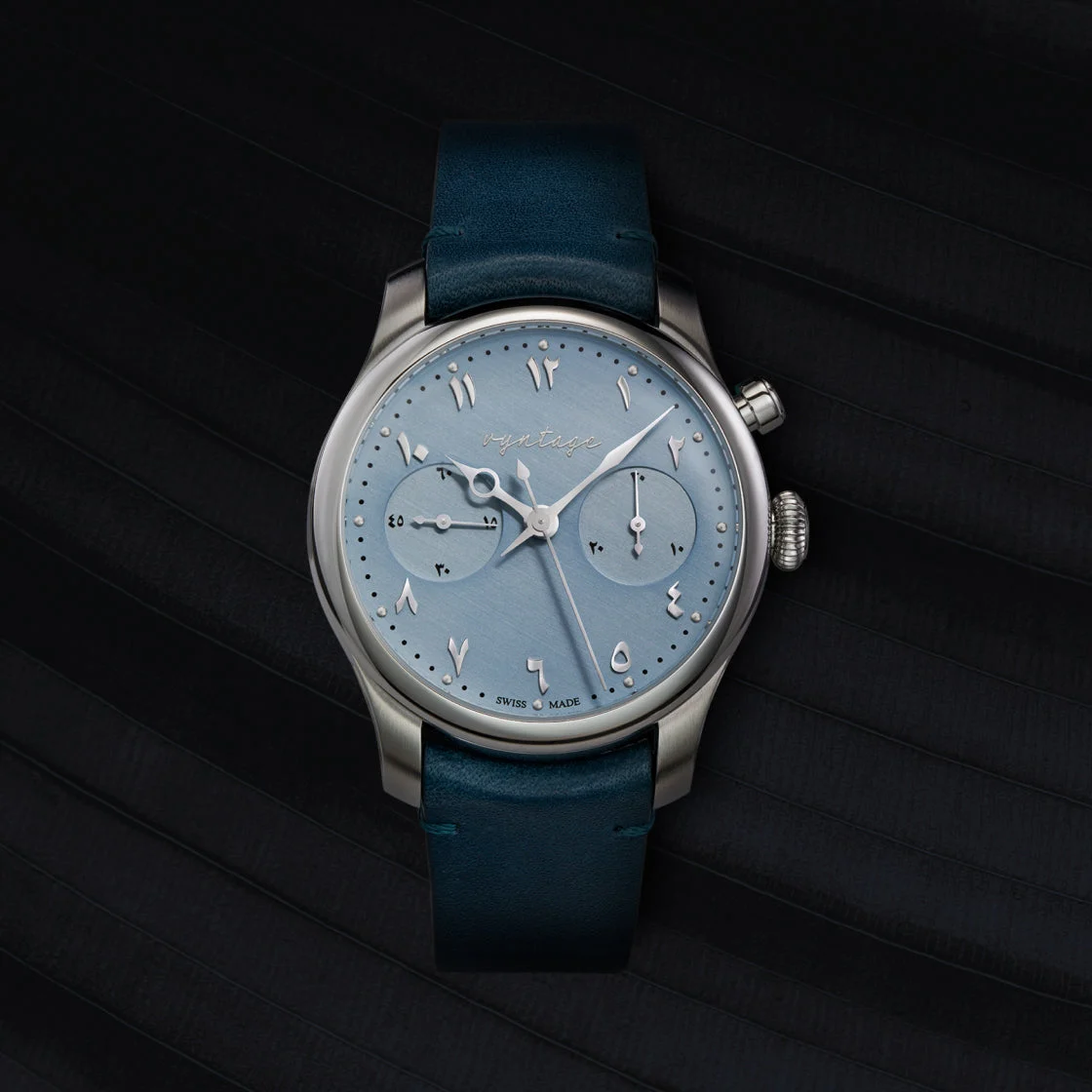 Vyntage Horology Monograph Sky Blue 40 mm kol saati
