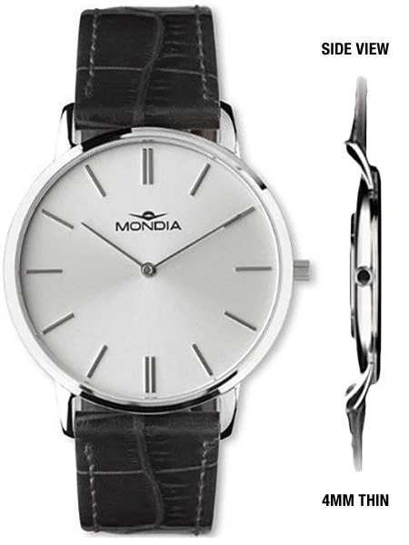 Mondia Classic Ultra-Thin Dress Watch with Sapphire Crystal #1-692-2 kol saati