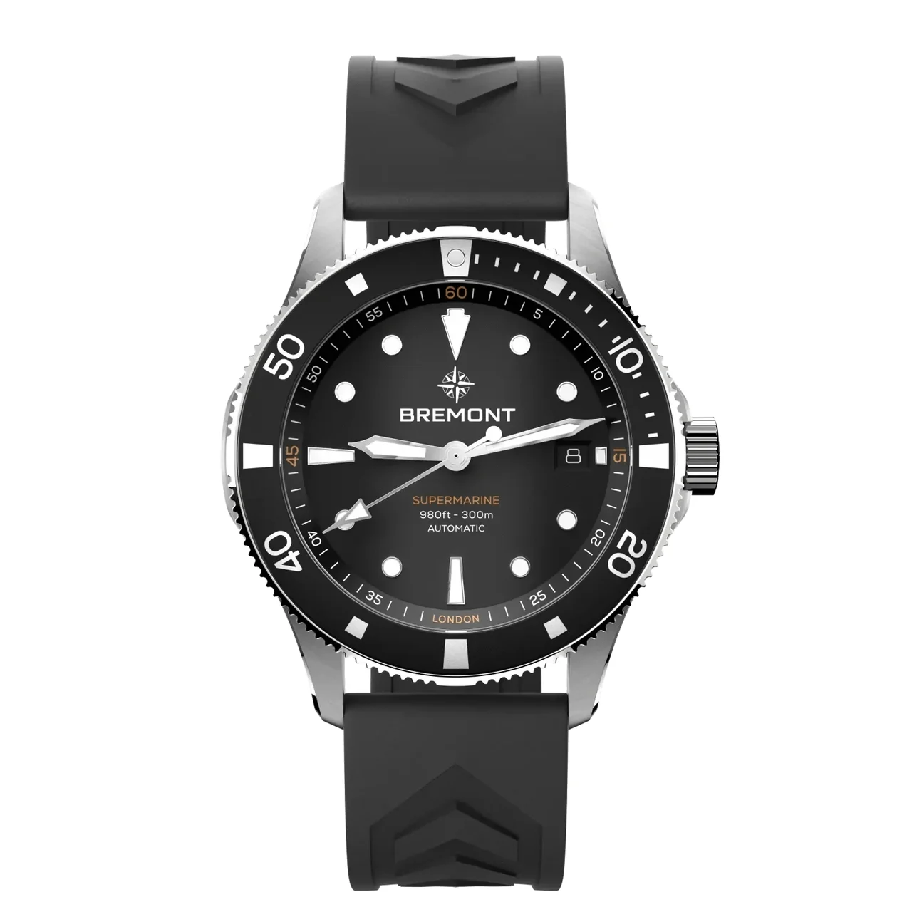 Bremont Supermarine SM40-DT-SS-BK-R-S 40 mm kol saati