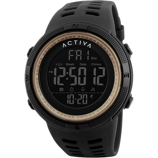 Activa Invicta Digital Watch - 50mm. Black (ACW1915-009) kol saati