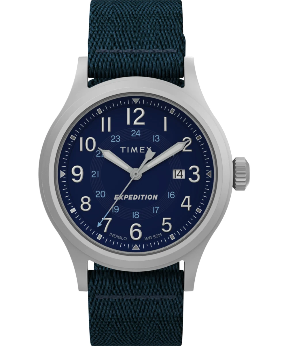 Timex Expedition Sierra 40mm Recycled Materials Fabric Strap Watch TW2V65600JR 40 mm kol saati