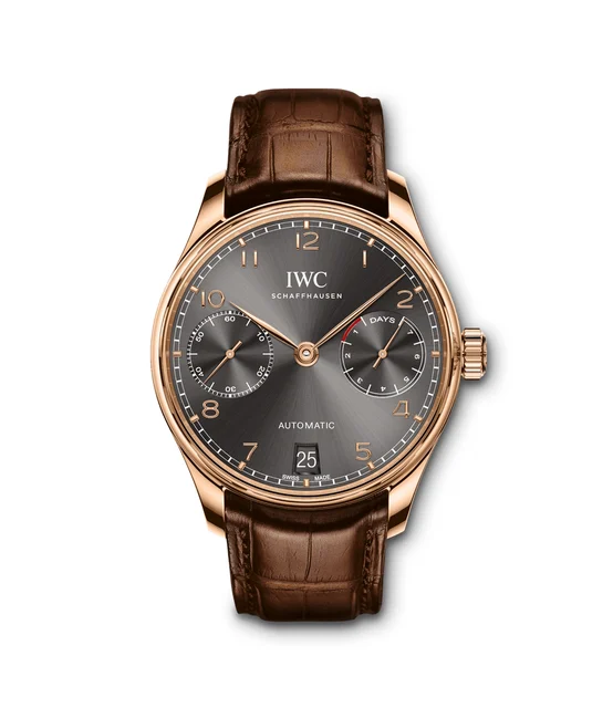 IWC Portugieser Automatic IW500702 Grey Dial kol saati