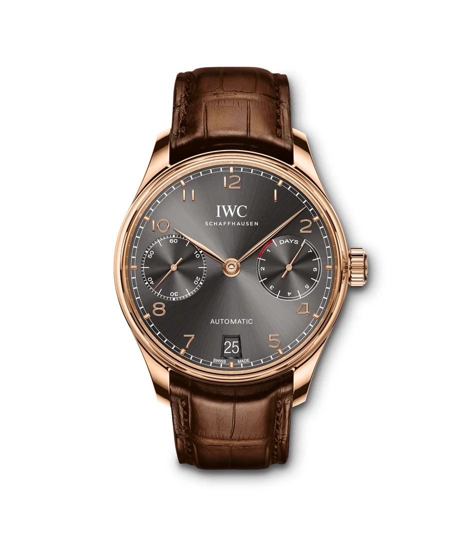 IWC Portugieser Automatic IW500702 Grey Dial 42.3 mm kol saati