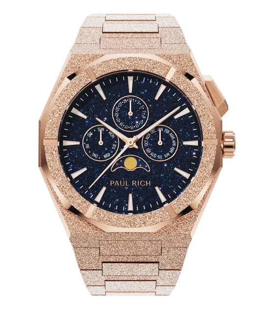 Paul Rich Frosted Star Dust II MoonphasePR99II - Rose Gold kol saati