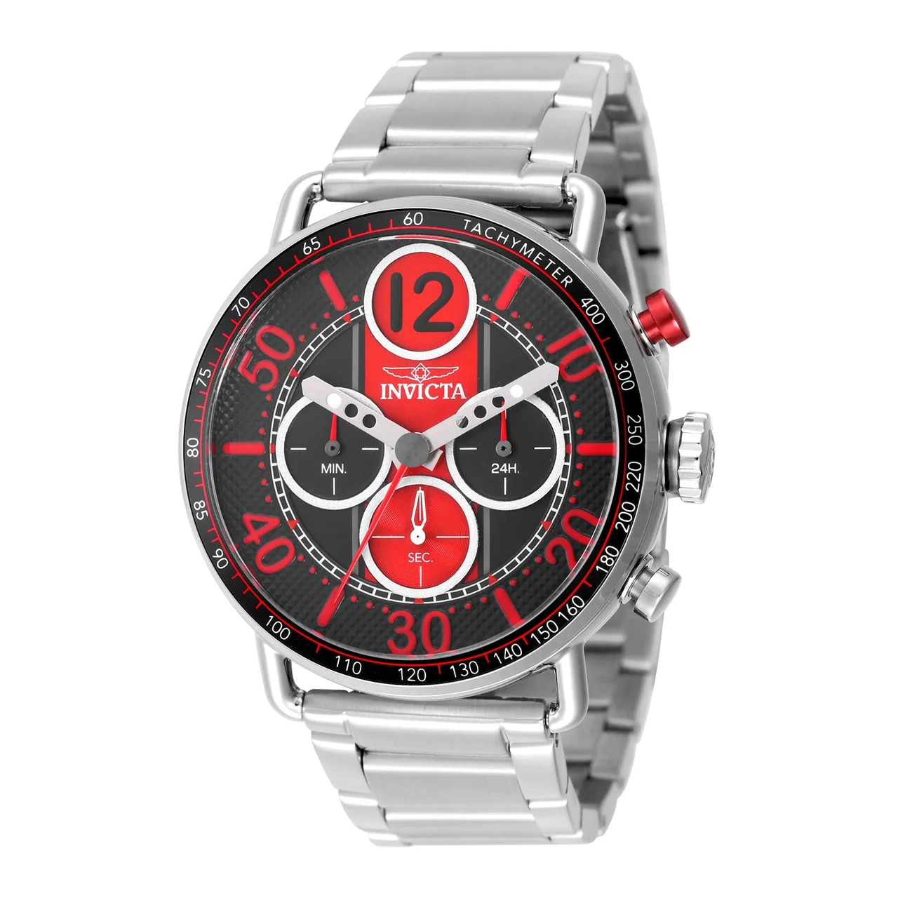 Invicta Speedway Alphagraph Watch - 44mm. Steel (50881) 44 mm kol saati