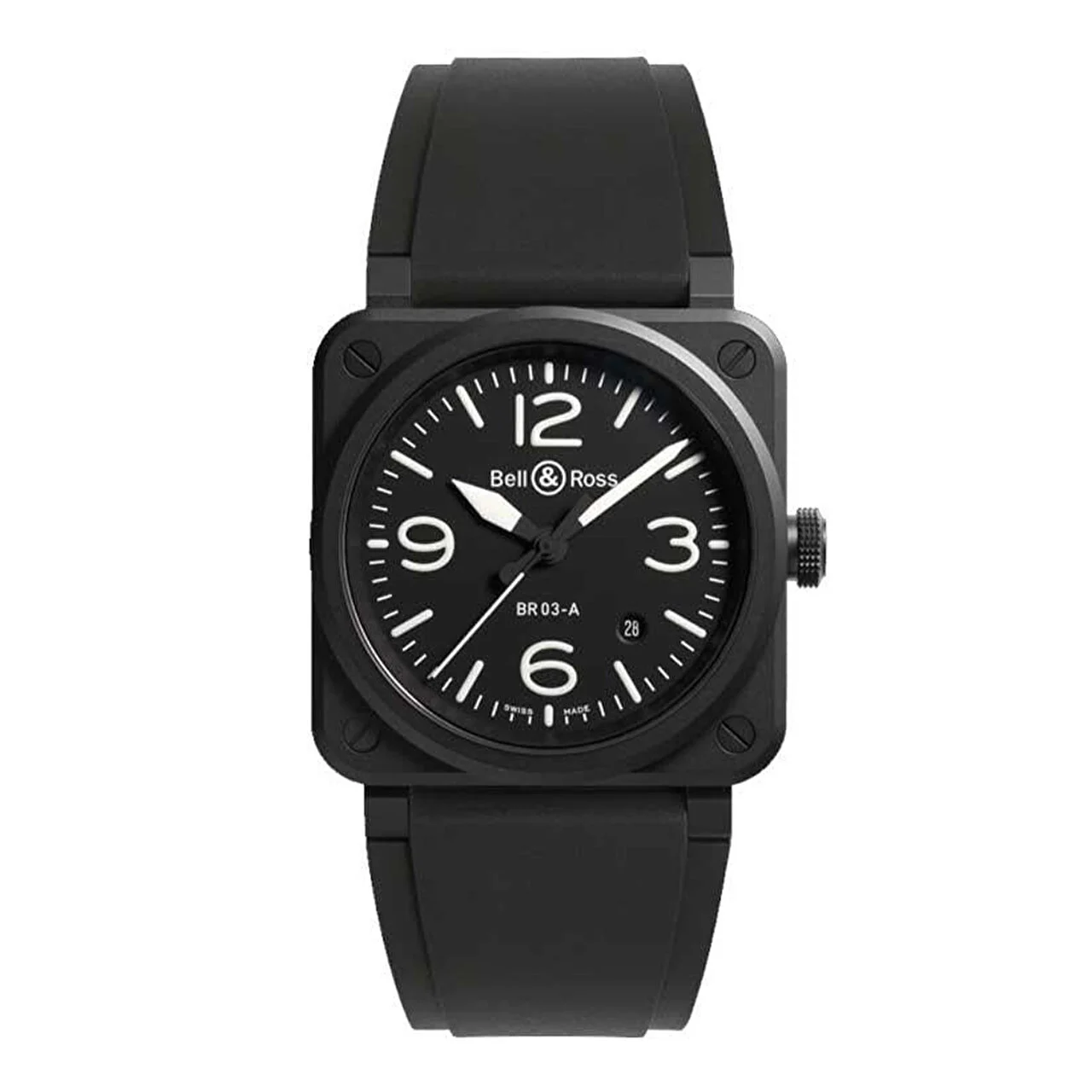 Bell & Ross Instruments BR03A.BL.CE.SRB 41 mm kol saati