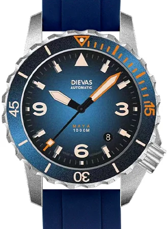 Dievas Maya MK III Blue - Rubber MYMK3BLU/DI/R kol saati