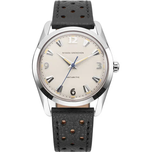 Nivada Grenchen Antarctic 35mm Eggshell Beige Luminova 35001M40 kol saati