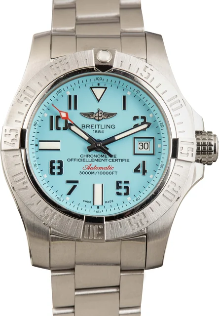 Breitling Avenger II Seawolf Caribbean Blue Limited Edition A173316A/L532 kol saati