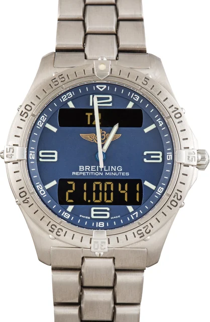 Breitling Aerospace Professional Blue Dial E56062/C236 kol saati