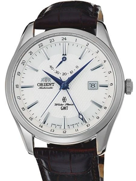 Orient Scratch and Dent - Polaris Automatic GMT (dual time) with Sapphire Crystal and Power Reserve #DJ05003W 1 SND472 42 mm kol saati
