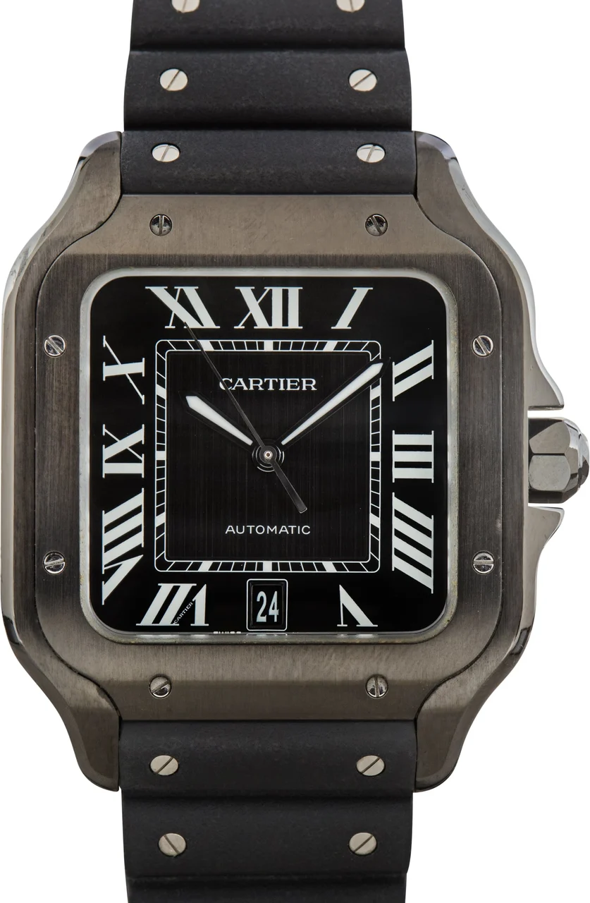 Cartier Santos De Watch Large ADLC Steel WSSA0039 39.8 mm kol saati