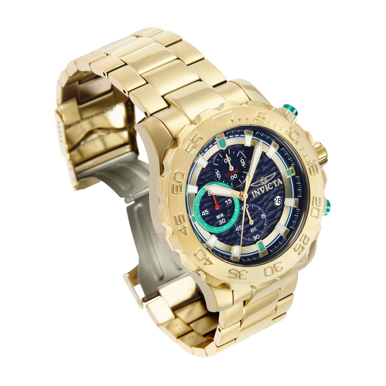 Invicta Pro Diver Watch - 54mm. Gold (50249) kol saati