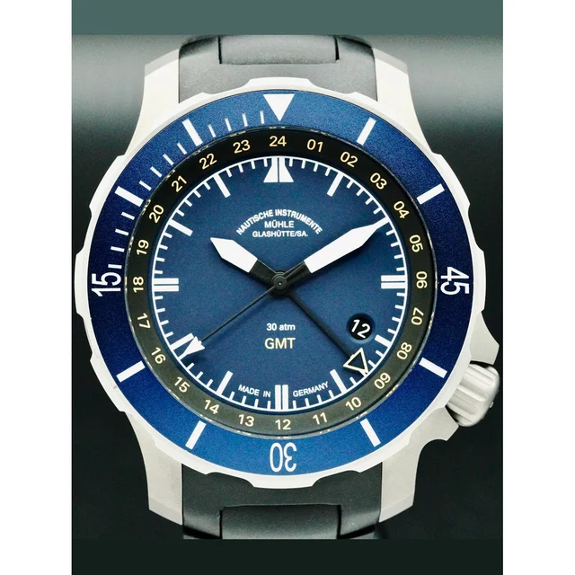 Muhle Glashutte Mühle Glashütte M1-28-62-KB Seebataillon GMT 210000065427 kol saati