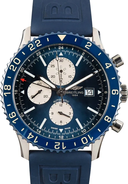 Breitling Chronoliner Stainless Steel Blue Dial Y2431016C970 kol saati