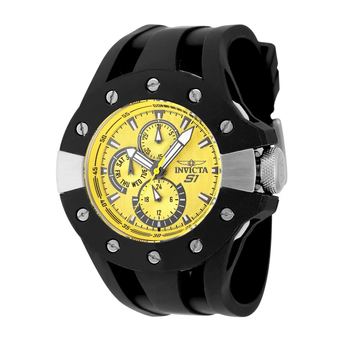 Invicta Rally Splitter Watch - 49mm. Black (48120) 49 mm kol saati