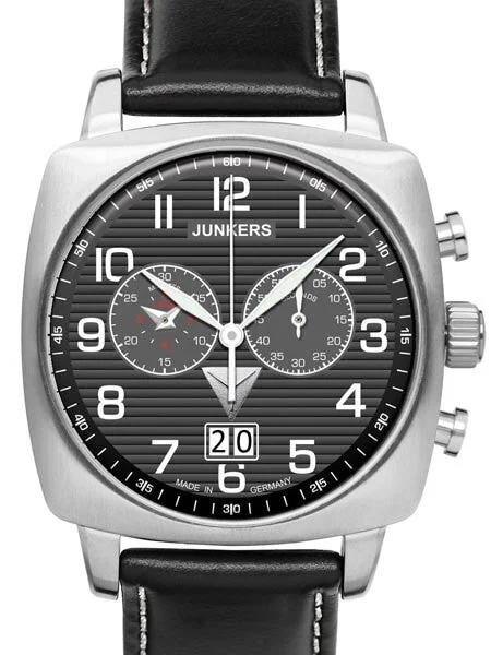 Junkers Atlantic Flight East-West, Big Date Chronograph #6486-2 kol saati