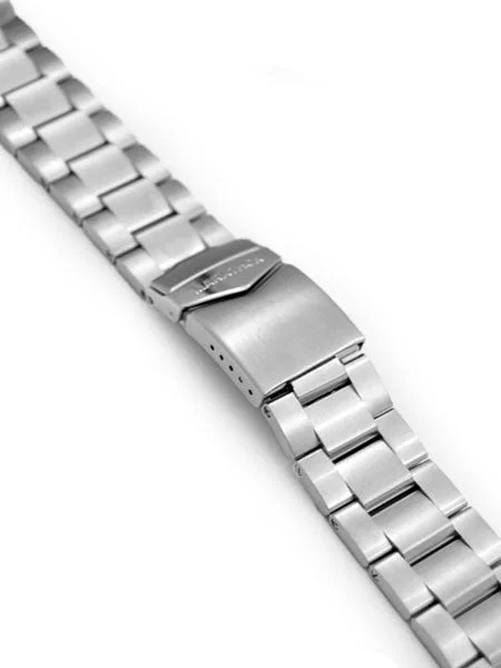 Marathon Brushed Finish Solid Link Bracelet #WW005016NM-A (18mm) kol saati