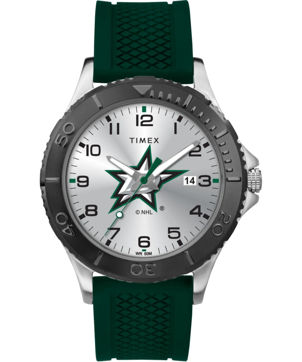 Timex Gamer Green Dallas Stars TWZHSTRMH 42 mm kol saati
