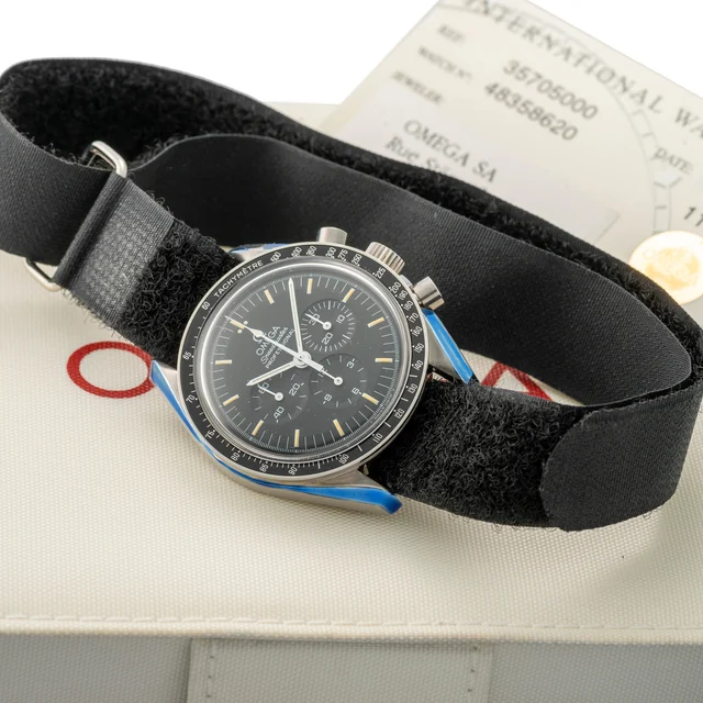 OMEGA OMEGA, REF. 3570, SPEEDMASTER, NEW OLD STOCK, STEEL kol saati
