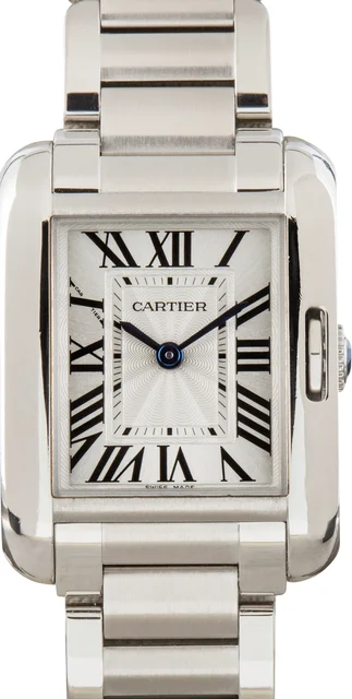 Cartier Tank Anglaise Watch Ref W5310022 Small Model kol saati