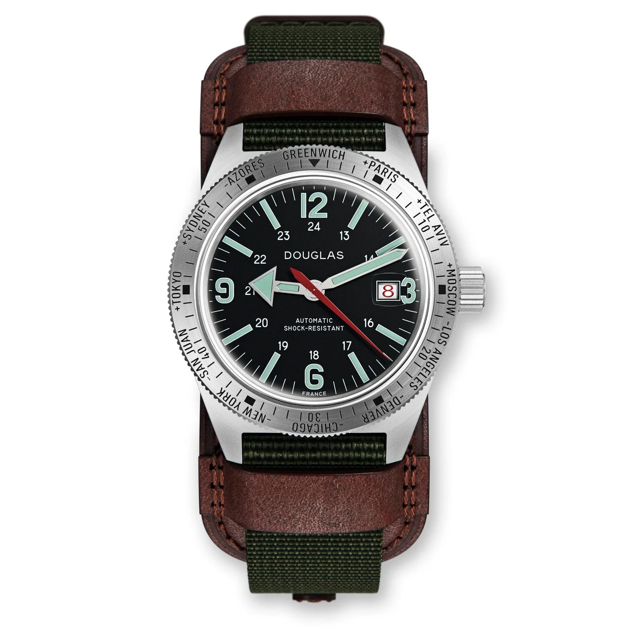 Wolbrook 23-SWP-002-NYB-GRN 48 mm kol saati