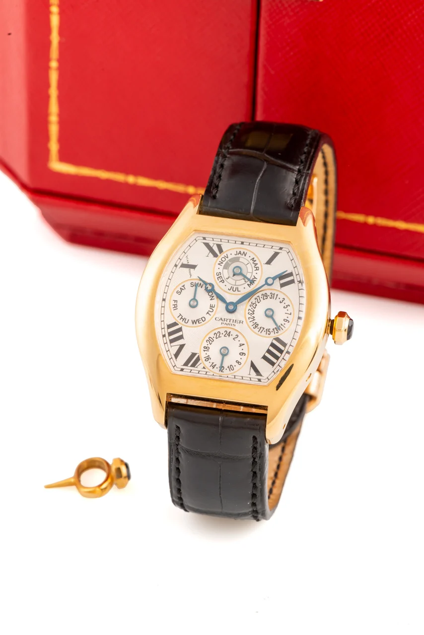 Cartier CARTIER, REF. 2629, TORTUE PERPETUAL CALENDAR kol saati