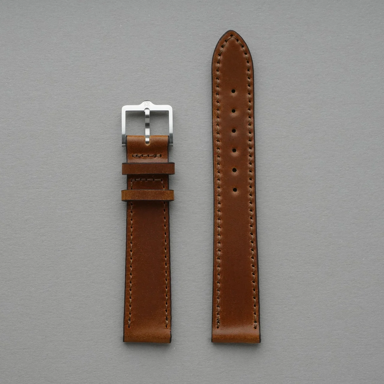 anOrdain Brown shell cordovan brown-shell-cordovan-strap kol saati