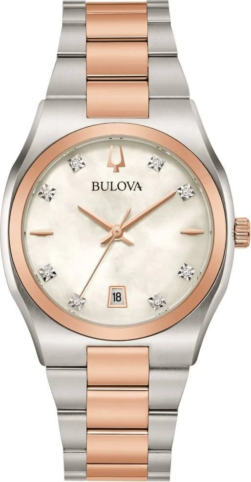 Bulova Surveyor Lady Diamonds 98P199 34 mm kol saati
