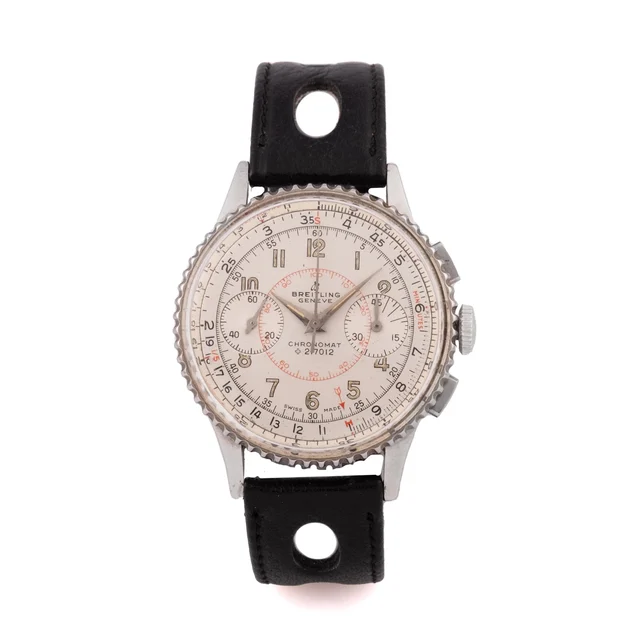 Breitling BREITLING REF. 769 CHRONOGRAPH STEEL A fine manual-winding stainless steel wrist