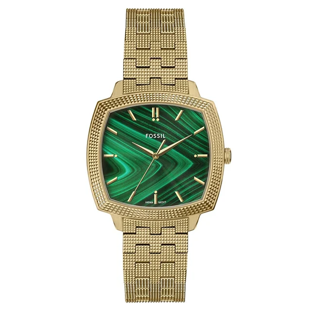 Fossil Nick Jonas x Machine Luxe Malachite FLE1217 kol saati