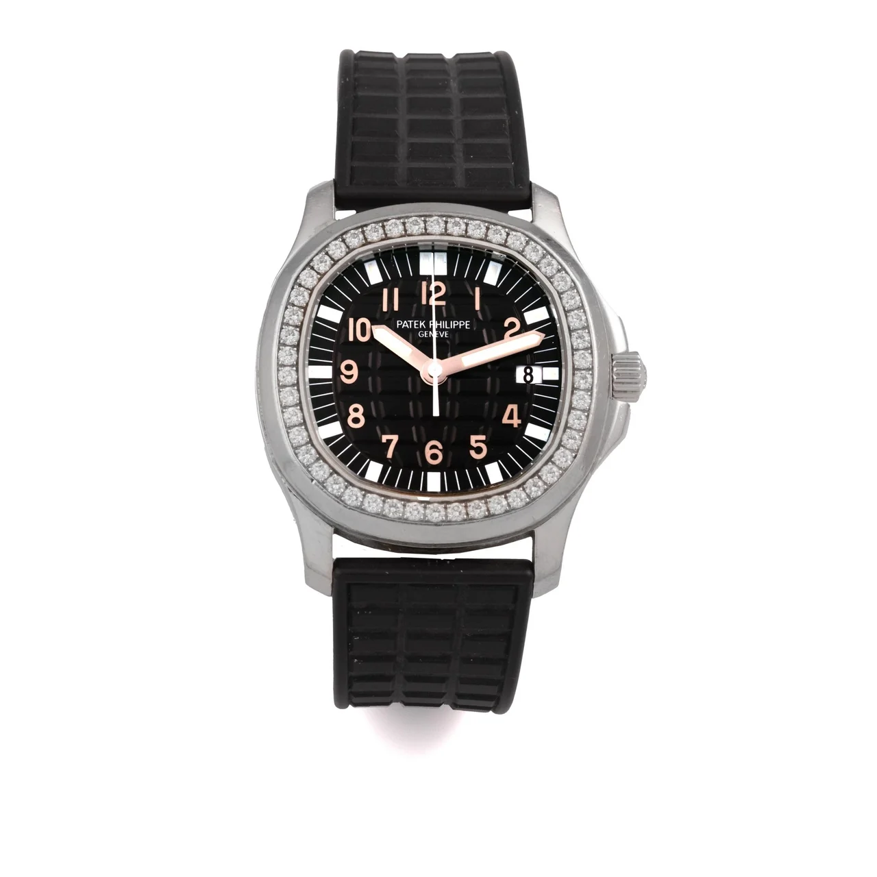 Patek Philippe PATEK PHILIPPE, REF. 5067, AQUANAUT LUCE, BLUE DIAL,DIAMOND BEZEL, STEEL 40 mm kol saati