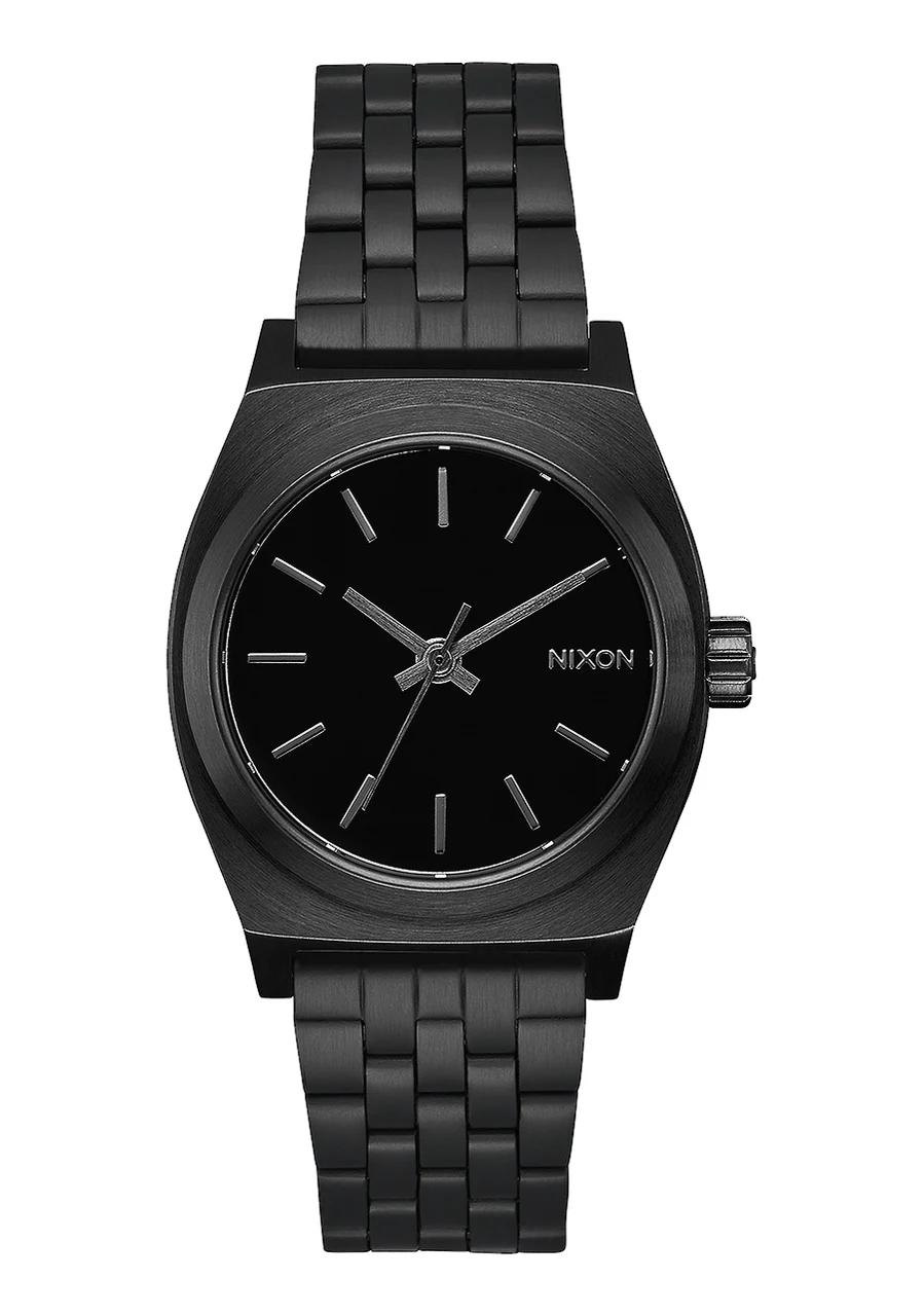 Nixon US Medium Time Teller - All Black A1130-001-00 31 mm kol saati