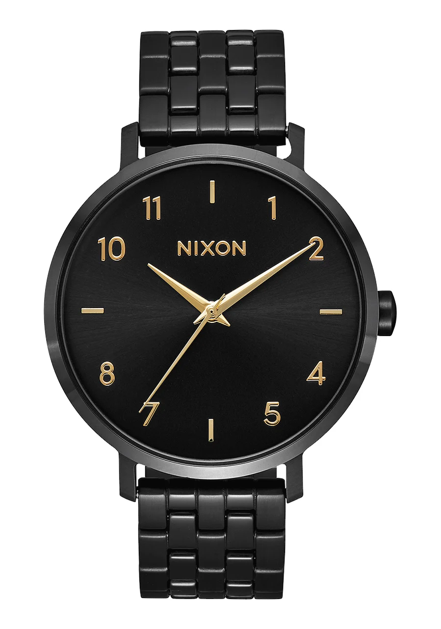 Nixon US Arrow - Black / Gold A1090-010-00 kol saati