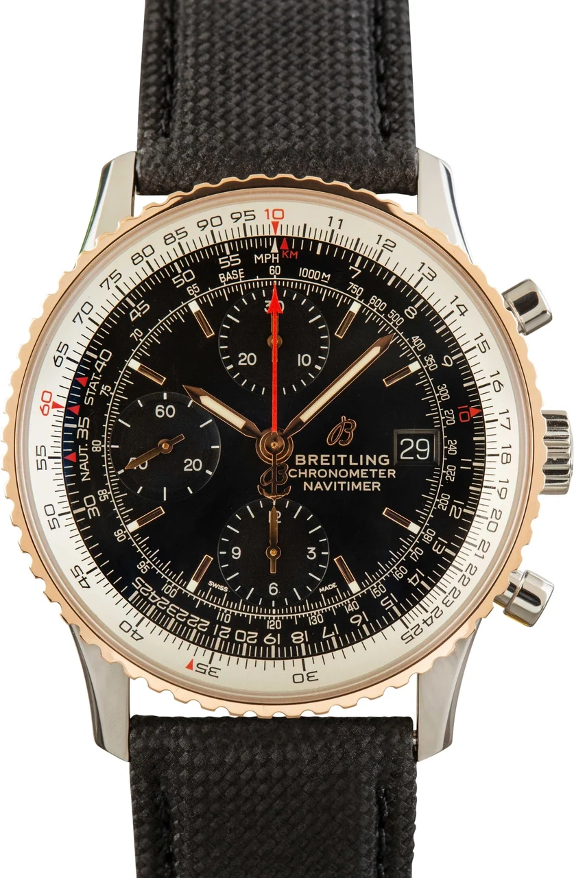 Breitling Navitimer Chronograph Black Dial U13324211B1X1 kol saati