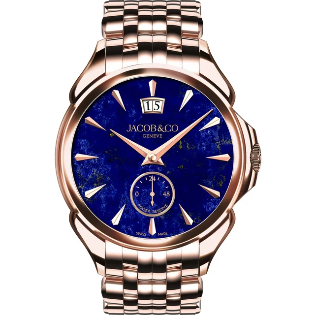 Jacob & Co. Jacob & Co. Palatial Classic Rose Gold Lapis Lazuli on Bracelet PC400.40.AA.AB