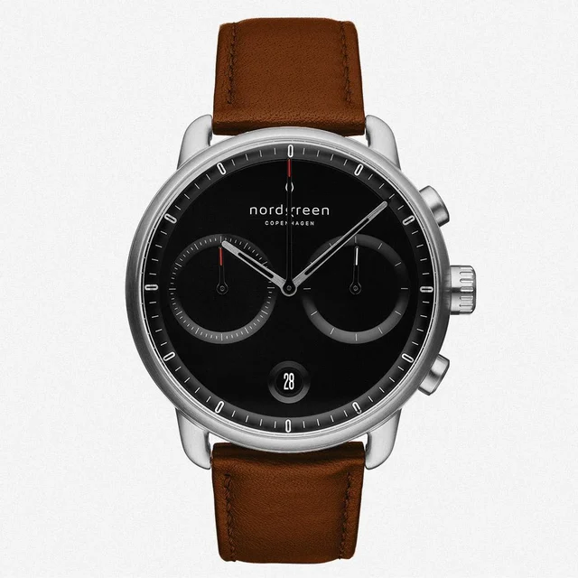 Nordgreen Pioneer 42mm PI42SILEBRBL kol saati