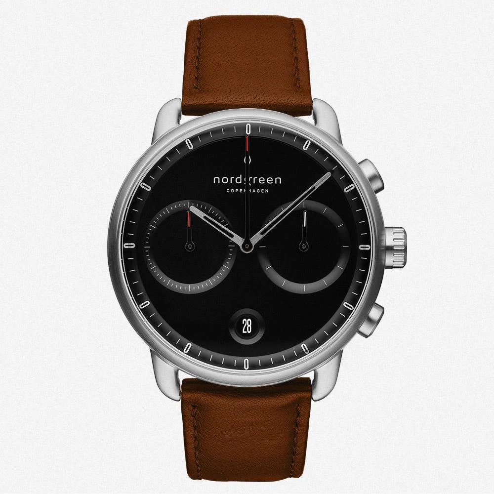 Nordgreen Pioneer 42mm PI42SILEBRBL 42 mm kol saati