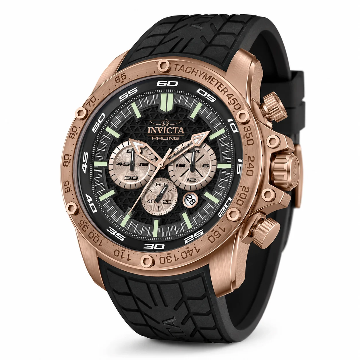 Invicta Speedway Tarmax GTR Watch - 52mm. Black (50319) 52 mm kol saati