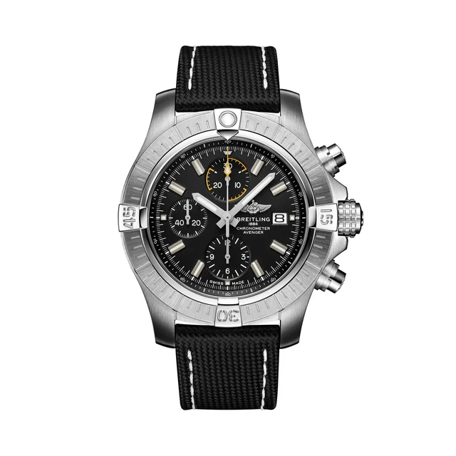 Breitling Avenger Chronograph 45 Black Index Dial A13317101B1X1 kol saati