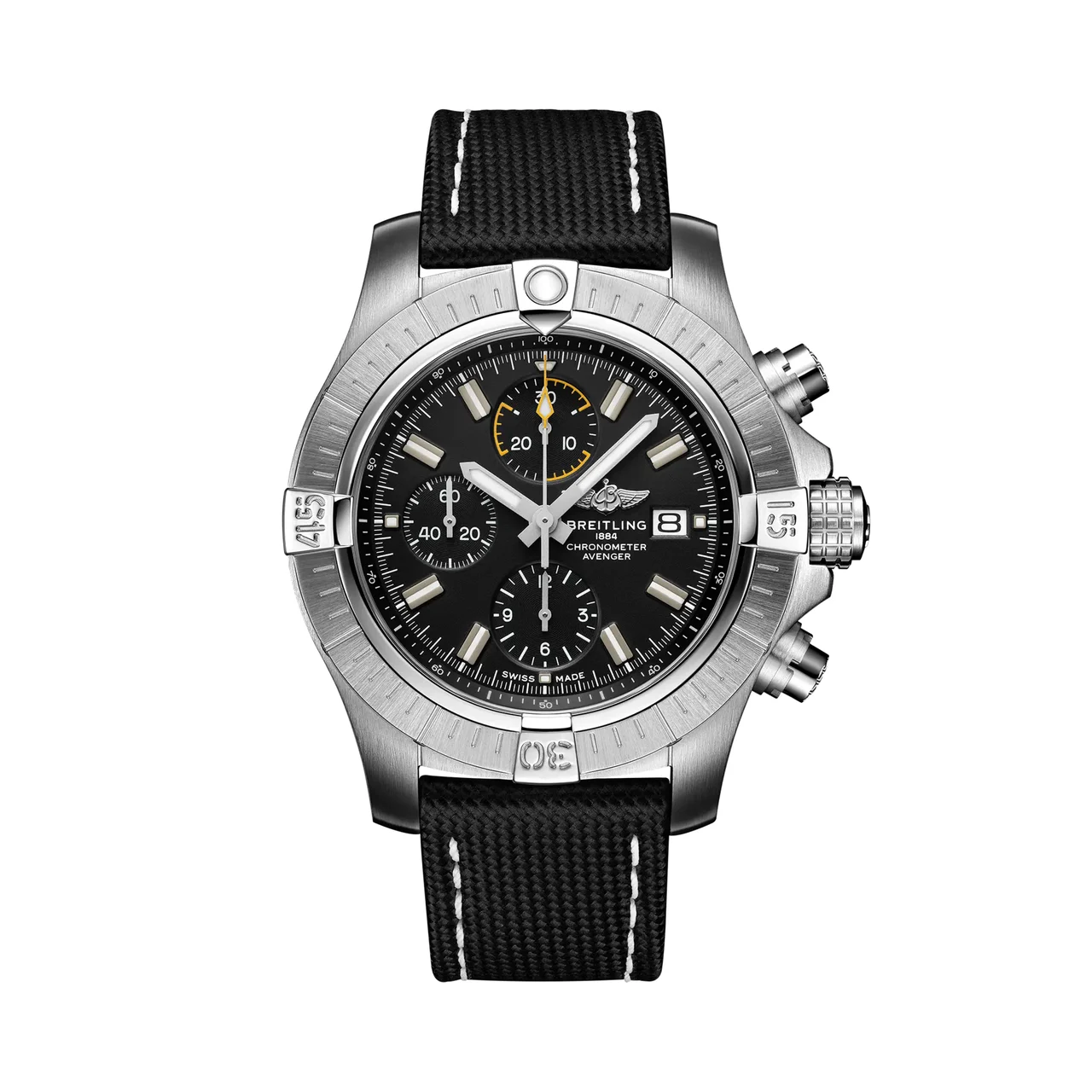 Breitling Avenger Chronograph 45 Black Index Dial A13317101B1X1 45 mm kol saati