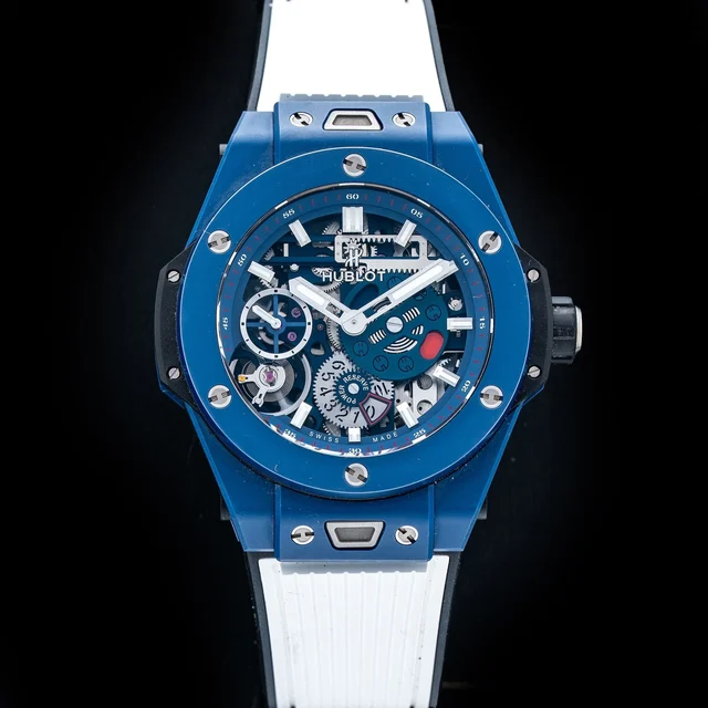 Hublot Big Bang Meca-10 Ceramic Blue 45mm 414.EX.5123.RX 210009N34465 kol saati