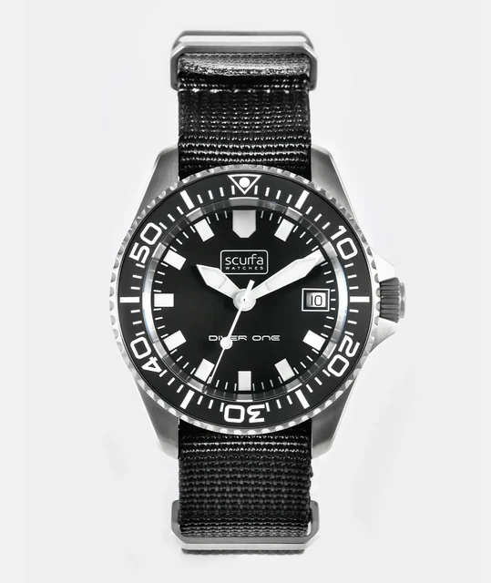 Scurfawatches Black Ltd Edition M.S.24 BLACK LTD EDITION kol saati