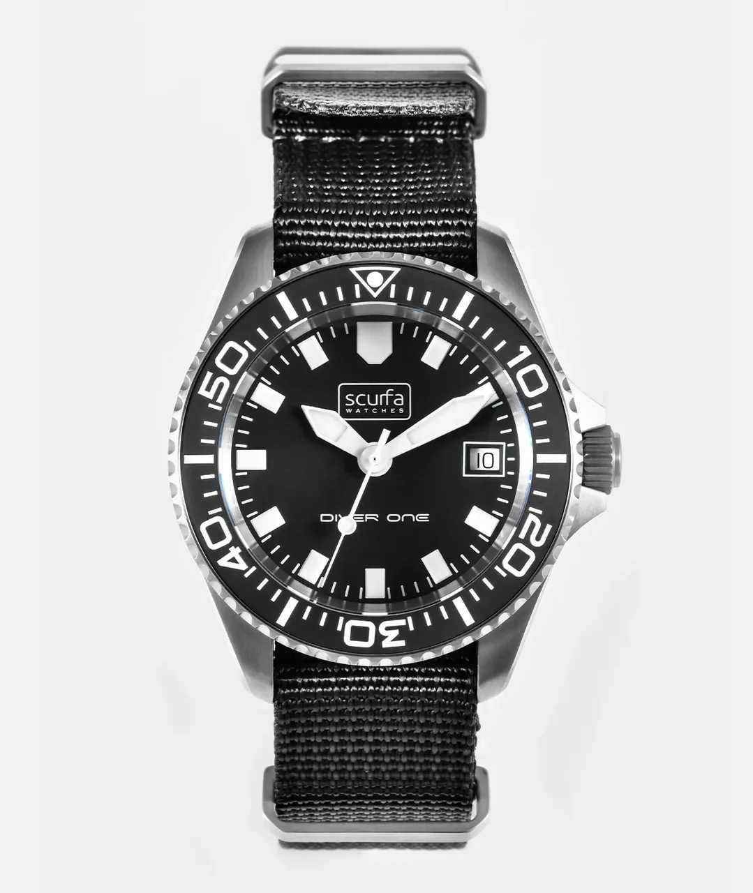 Scurfawatches Black Ltd Edition M.S.24 BLACK LTD EDITION 40 mm kol saati