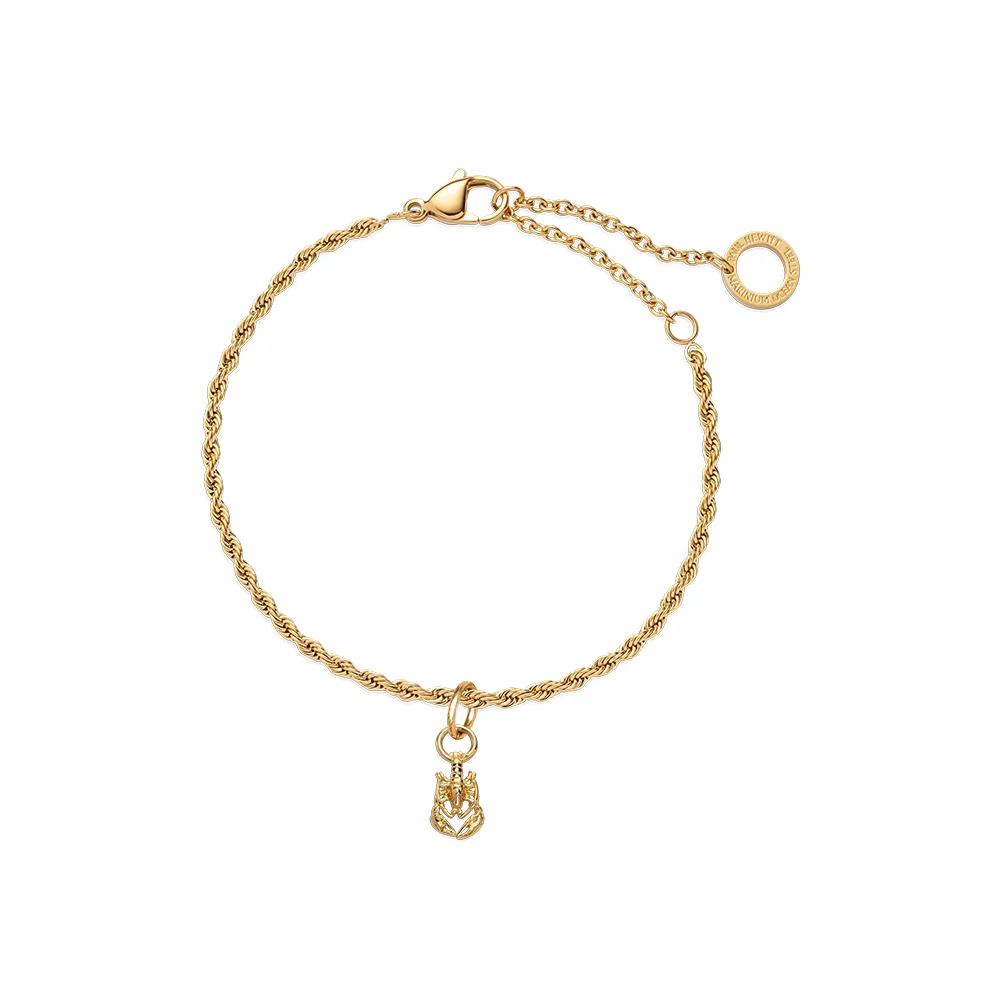 Default Set Lobster Charm und Armkette Gold PH-JE-0902 kol saati