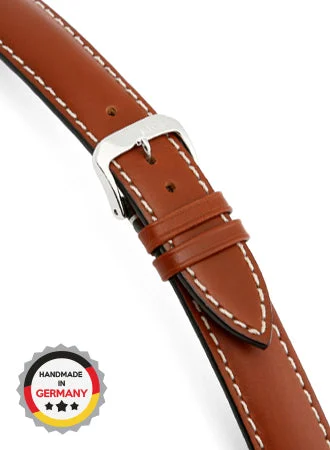 RIOS Leather Strap Petersburg - Cognac - Russian Leather 20106/RI kol saati